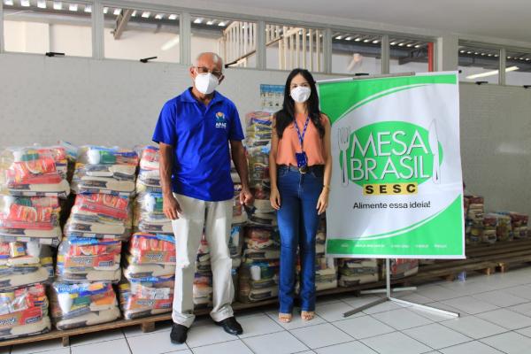 Empresa GFN doa 604 cestas de alimentos ao Mesa Brasil(Imagem:Divulgação)