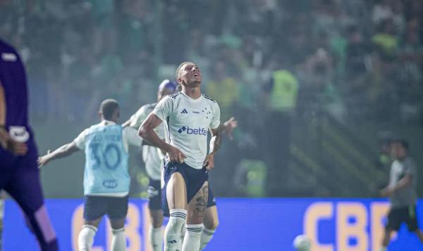 Robert (foto) marcou o gol da vitória nos acréscimos da partida.(Imagem:Staff Images/Cruzeiro/Direitos Reservados)