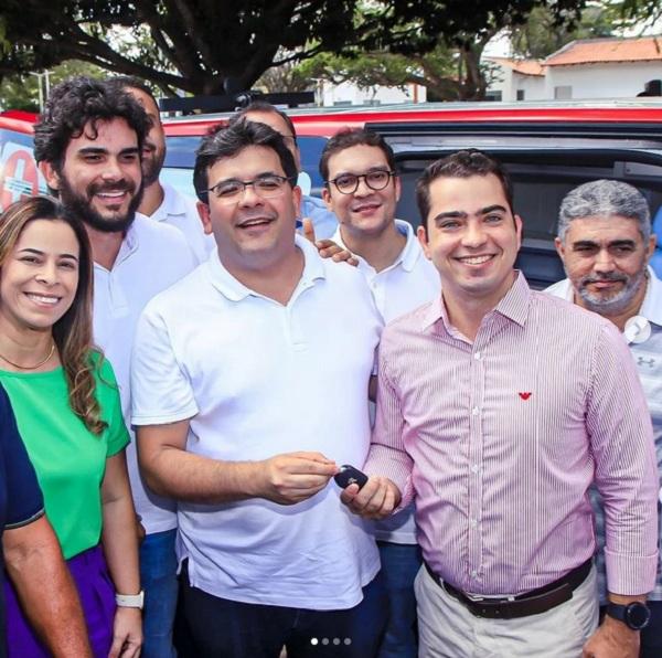 Hospital Regional Tibério Nunes recebeu mais uma ambulância que irá fortalecer os serviços de saúde realizados no município de Floriano(Imagem:Reprodução/Instagram)