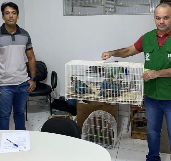 SEMAN atua em nova apreensão de animais silvestres em ação conjunta com PRF, Polícia Civil e IBAMA(Imagem:Reprodução/Instagram)