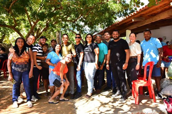 Vereador Felipe Vieira prestigia a 28ª Festa do Vaqueiro na localidade Saco(Imagem:Divulgação)
