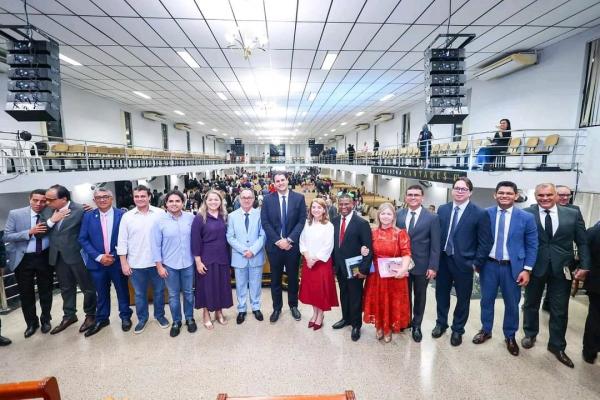 Orleans Brandão prestigia a abertura da 2ª Assembleia Geral Extraordinária das Assembleias de Deus no Maranhão.(Imagem:Divulgação)
