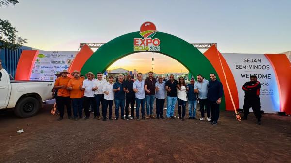 Joel participa da ExpoSoja e recebe o apoio de lideran&ccedil;as do agro no Piau&iacute;.(Imagem:Ascom)