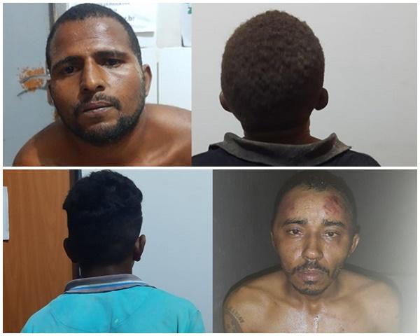 PM captura quatro suspeitos de espancar e esfaquear policial militar em Floriano.(Imagem:Divulgação)