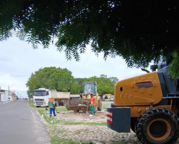 Infraestrutura de Floriano intensifica medidas de preven&ccedil;&atilde;o contra alagamentos.(Imagem:Secom)