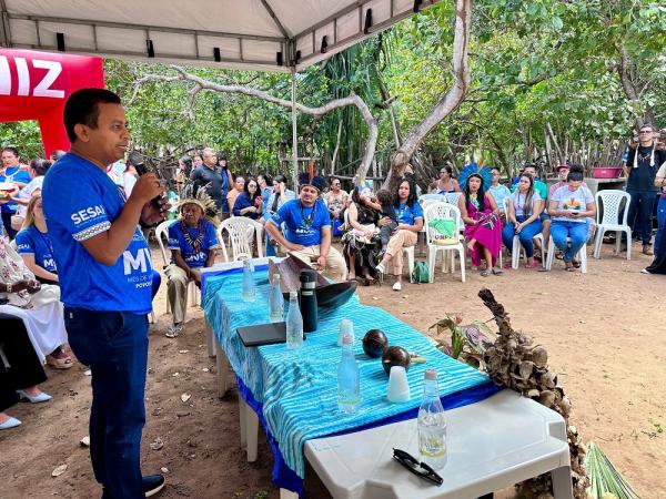 Ação em Lagoa de São Francisco marca campanha de vacinação dos povos indígenas no Piauí(Imagem:Ascom)