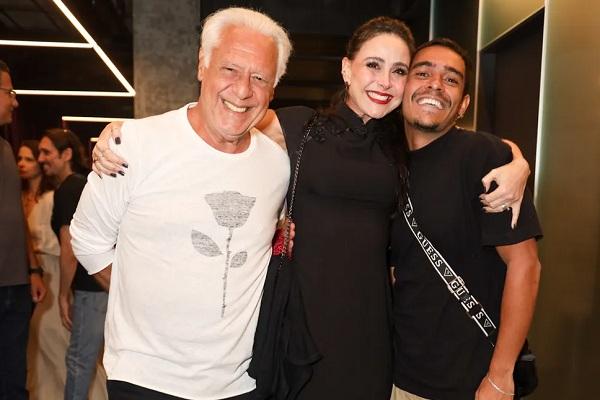 Antonio Fagundes, Alexandra Martins e Igor Fernandes.(Imagem:Brazil News)