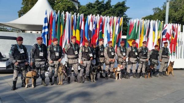 Fury atuou na Força Nacional durante as Olimpíadas de 2016, no Rio de Janeiro.(Imagem:Arquivo Pessoal/Aloísio Tavares)