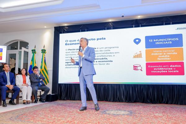 Secret&aacute;rio de Planejamento, Washington Bonfim.(Imagem:Gabriel Paulino)