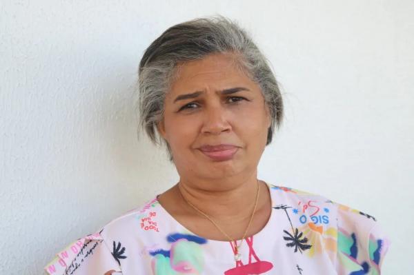 Guilhermina Ferreira de Sousa, vítima de tentativa de feminicídio.(Imagem:Lucas Marreiros /g1)