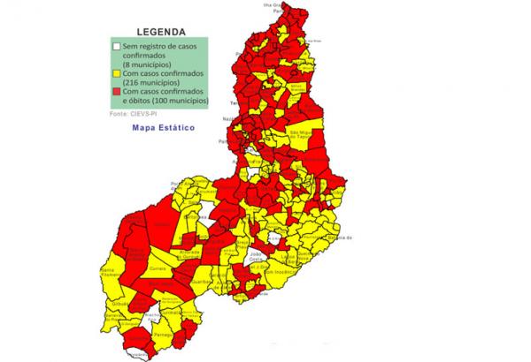 Oito municípios do Piauí ainda não registraram casos de covid-19(Imagem:Reprodução)