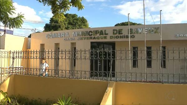Câmara Municipal de Bayeux, PB.(Imagem:Reprodução/TV Cabo Branco)