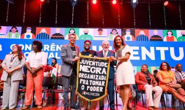 Presidente discursou na 4ª Conferência Nacional da Juventude.(Imagem:Ricardo Stuckert/PR)