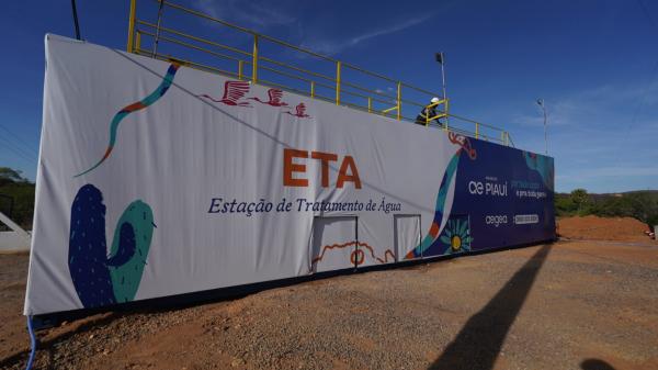 A&ccedil;&otilde;es antecipadas de &Aacute;guas do Piau&iacute; retiram 15 munic&iacute;pios do d&eacute;ficit h&iacute;drico(Imagem:Ascom &Aacute;guas do Piau&iacute;)
