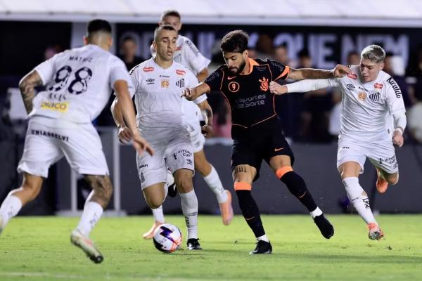 Santos x Corinthians, Yuri Alberto.(Imagem:Marcello Zambrana/AGIF)
