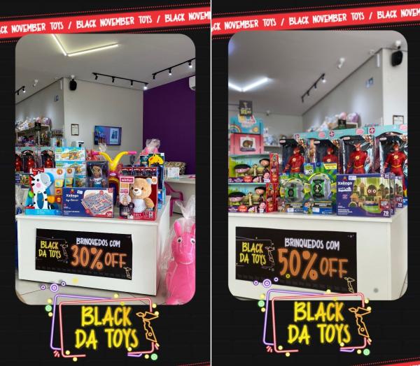 BLACK DA TOYS: Maior loja de brinquedos em Floriano oferece descontos de até 60%.(Imagem:Divulgação)