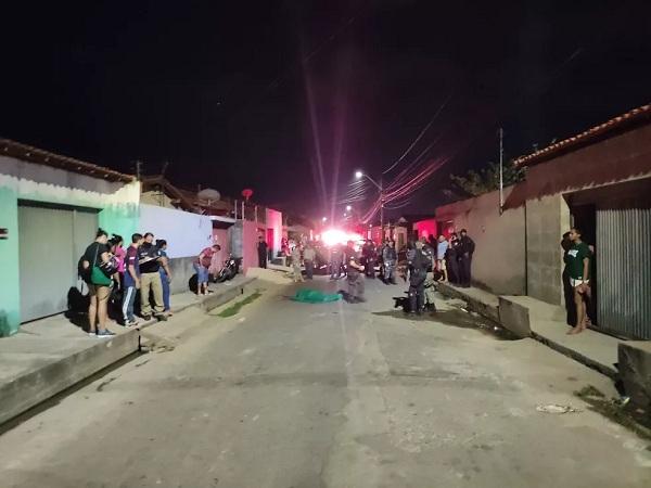 PM é morto a tiros durante assalto em Teresina.(Imagem:Francisco Lima /TV Clube)
