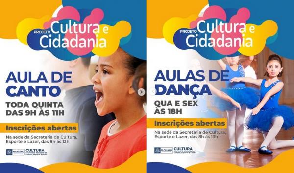 Secretaria de Cultura, Esporte e Lazer promove inclusão social através de cursos gratuitos de canto.(Imagem:Reprodução/Instagram)