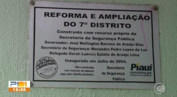 Sindicato dos Delegados de Polícia Civil denuncia sucateamento de delegacias do Piauí.(Imagem:Reprodução)