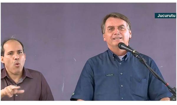 Bolsonaro criticou denúncias de corrupção em seu governo.(Imagem:TV Brasil)