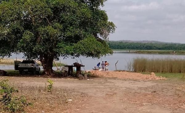 Trecho do rio onde embarcação afundou(Imagem:Divulgação)