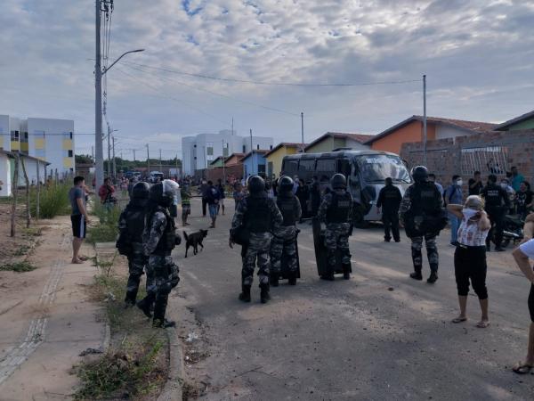 Reintegração de posse na Zona Norte de Teresina(Imagem:Francisco Lima)