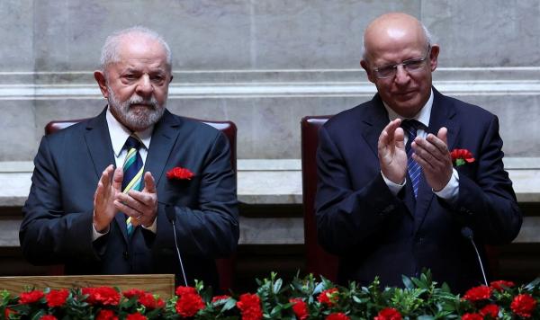 Presidente discursou na Assembleia da República, parlamento português.(Imagem:Rodrigo Antunes/Reuters/Direitos Reservados)