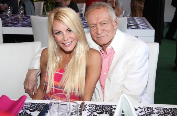 Crystal Hefner e Hugh Hefner, em 2013.(Imagem:Getty Images)