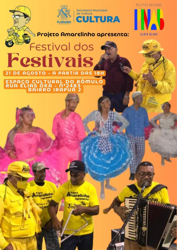 Festival dos Festivais do Projeto Amarelinho anima Floriano com muita cultura e tradição(Imagem:FlorianoNews)