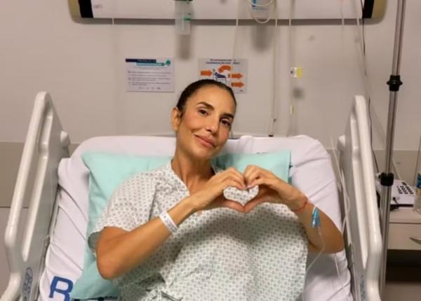 A cantora Ivete Sangalo, internada com pneumonia após maratona carnavalesca.(Imagem:Reprodução/Instagram)