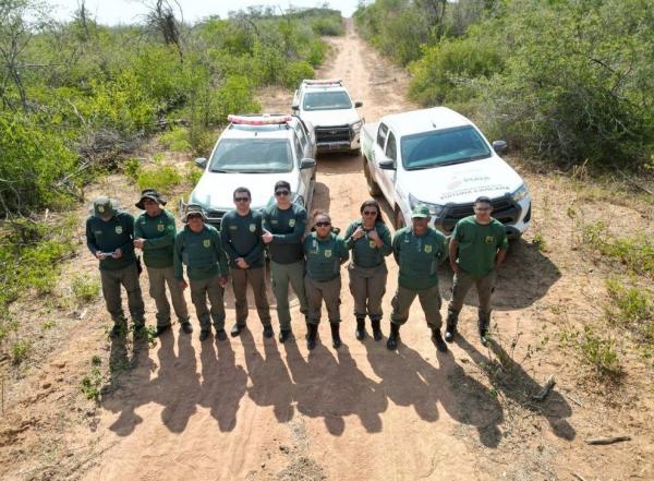 A Semarh intensificou ações de fiscalização do desmatamento e de combate a incêndios florestais com treinamento de brigadas municipais.(Imagem:Divulgação)