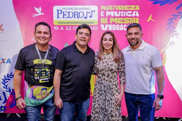 Rafael Fonteles exalta potencial econômico, turístico e cultural de Pedro II na abertura do Festival de Inverno(Imagem:Gabriel Paulino)