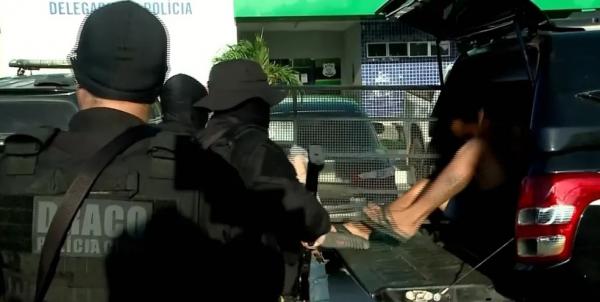 Suspeitos de tráfico de drogas são presos em Parnaíba, Ilha Grande e Buriti dos Lopes, no Piauí.(Imagem:TV Clube)