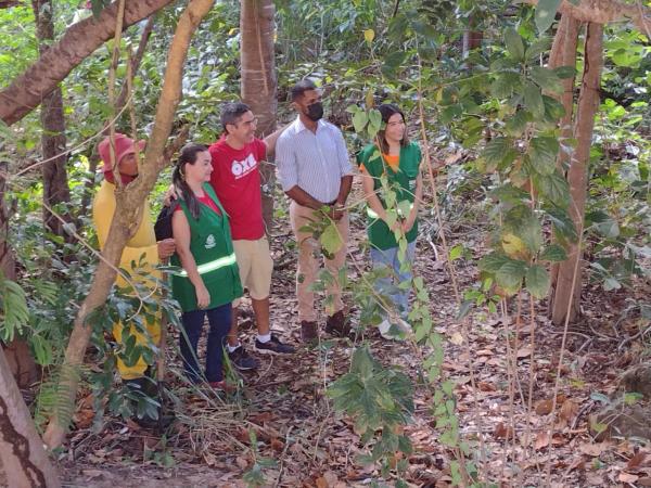 Meio Ambiente visita Projeto de Botânica e Paisagismo da UFPI e apoia iniciativa(Imagem:FlorianoNews)