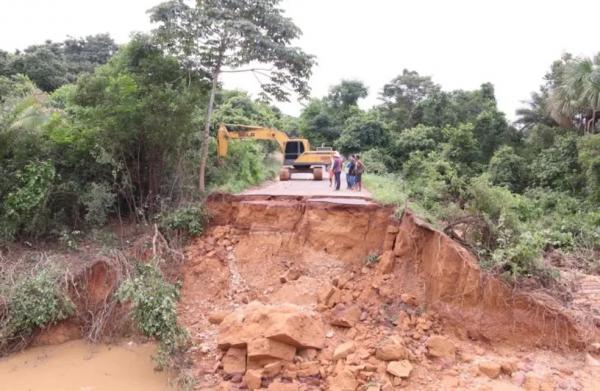 Obra de recuperação da PI-247 inicia.(Imagem:Divulgação /Governo do Piauí)