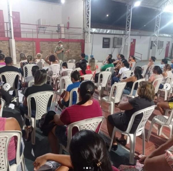 Programa Educacional PROERD chega à Escola Magnólia Miranda para prevenir o uso de drogas.(Imagem:Reprodução/Instagram)