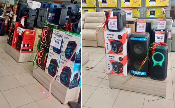 Venda de caixas de som cresce no pr&eacute;-Carnaval impulsionada por blocos e festas caseiras(Imagem:Ascom)