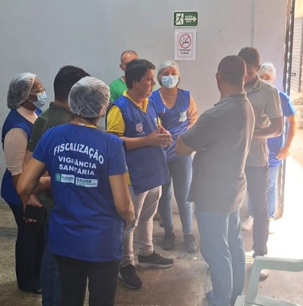 Vigilância Sanitária realiza ação educativa no Mercado Público Central de Floriano(Imagem:Reprodução/Instagram)