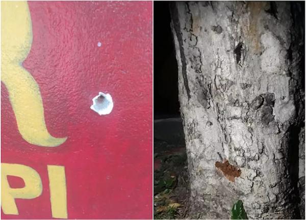 Criminosos atiraram em quartel do Corpo de Bombeiros em Piripiri.(Imagem:Reprodução/Redes sociais)