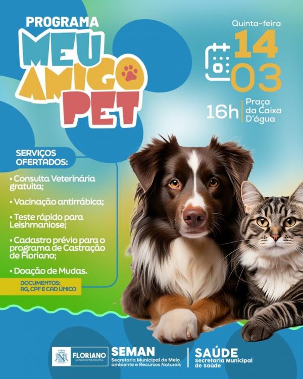 Secretarias de Meio Ambiente e Saúde se unem para oferecer consultas veterinárias gratuitas, vacinação contra raiva e mais na Praça da Caixa D