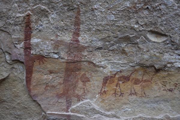 Inscri&ccedil;&otilde;es rupestres (Imagem: Francisco Gil&aacute;sio)