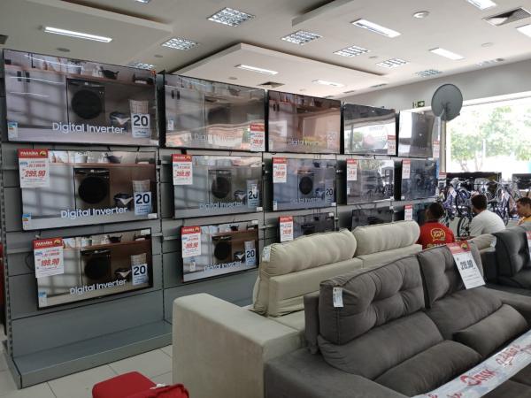 Biserra destaca novidades na reinauguração do setor de móveis e eletrodomésticos do Armazém Paraíba(Imagem:FlorianoNews)