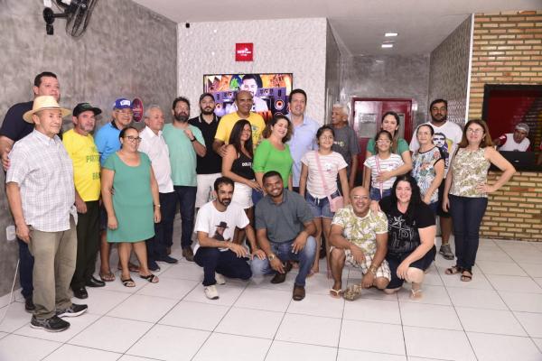 Major Diego Melo durante encontro com amigos bolsonaristas em Floriano.(Imagem:Reprodução/Instagram)