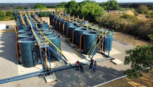 Nova estação de tratamento de água em São Raimundo Nonato.(Imagem:Divulgação)