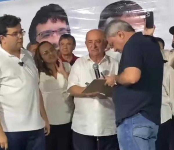 Encontro do Time do Povo oficializa apoio de prefeito Zé Wlisses a Rafael e Wellignton Dias.(Imagem:Reprodução/Instagram)