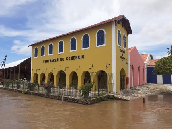Parnaíba, no litoral do Piauí, é uma das cidades com previsão de chuva.(Imagem:Tiago Mendes/ TV Clube)
