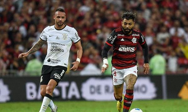 Corinthians e Flamengo duelam em 1º jogo da final da Copa do Brasil.(Imagem:Marcelo Cortes/Flamengo/Direitos Reservados)