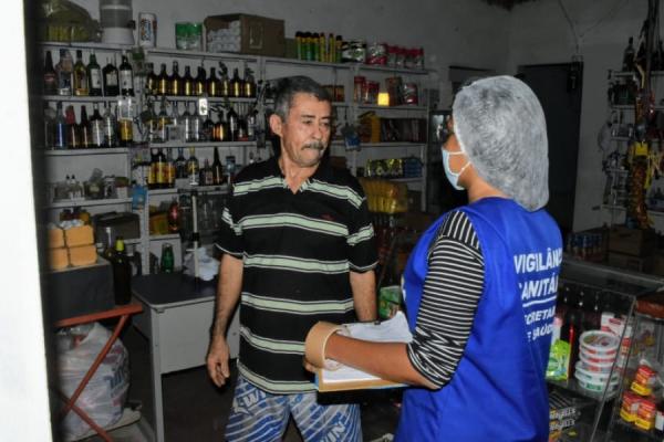 Supermercados aderem medidas sanitárias mais duras em parceria com a Vigilância Sanitária.(Imagem:Secom)