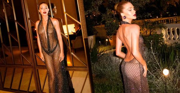 Marina Ruy Barbosa apostou em vestido transparente em Cannes 2023,(Imagem:Instagram)