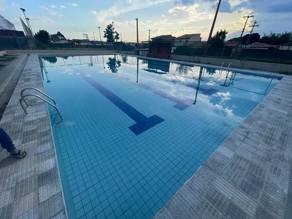  Local tem piscina semiolímpica que já funciona com aulas de hidroginástica para idosos.(Imagem:Divulgação/Secult-PI )